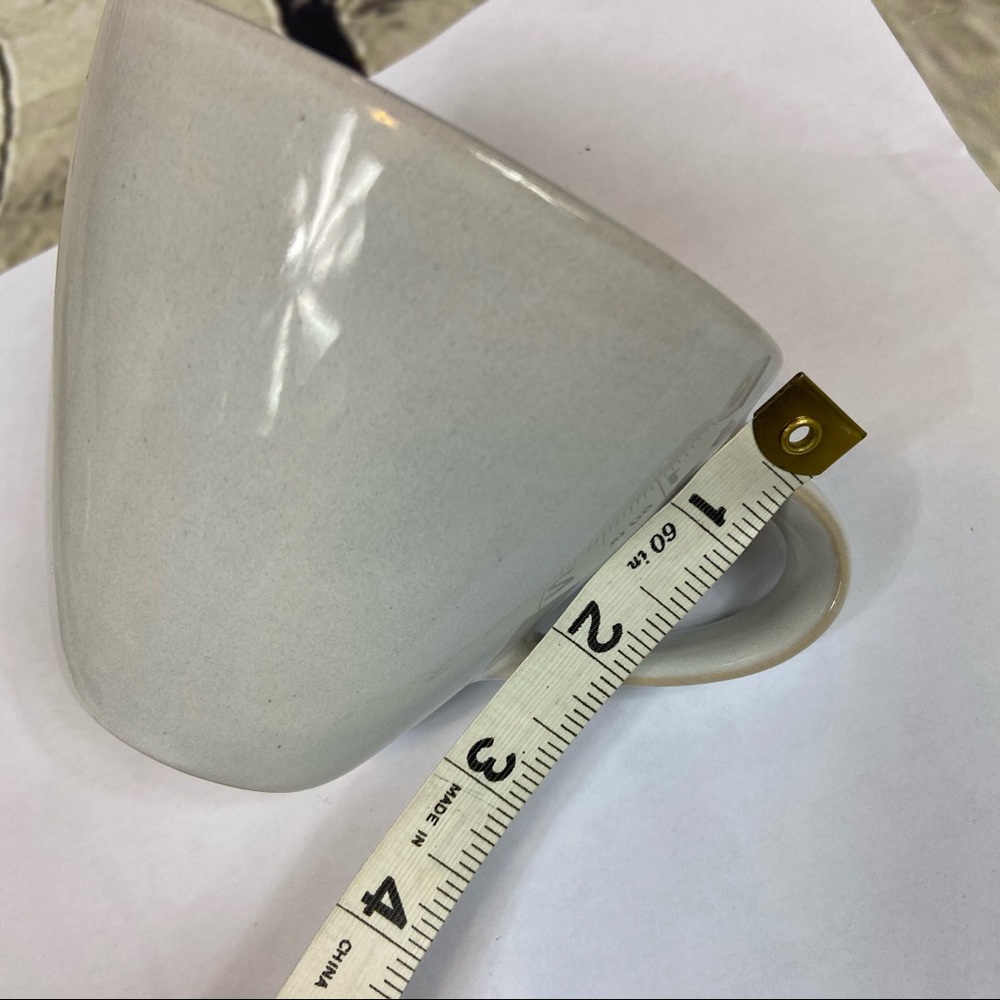 Jonathan Adler OJAI white mugs orange inside - Picture 7 of 12